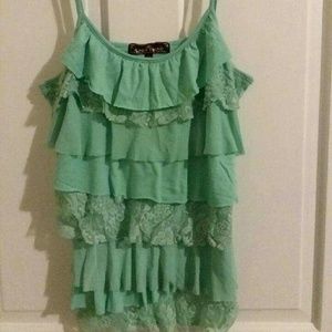 Almost Famous Ruffle Tank